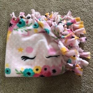 Baby and adult tie blankets